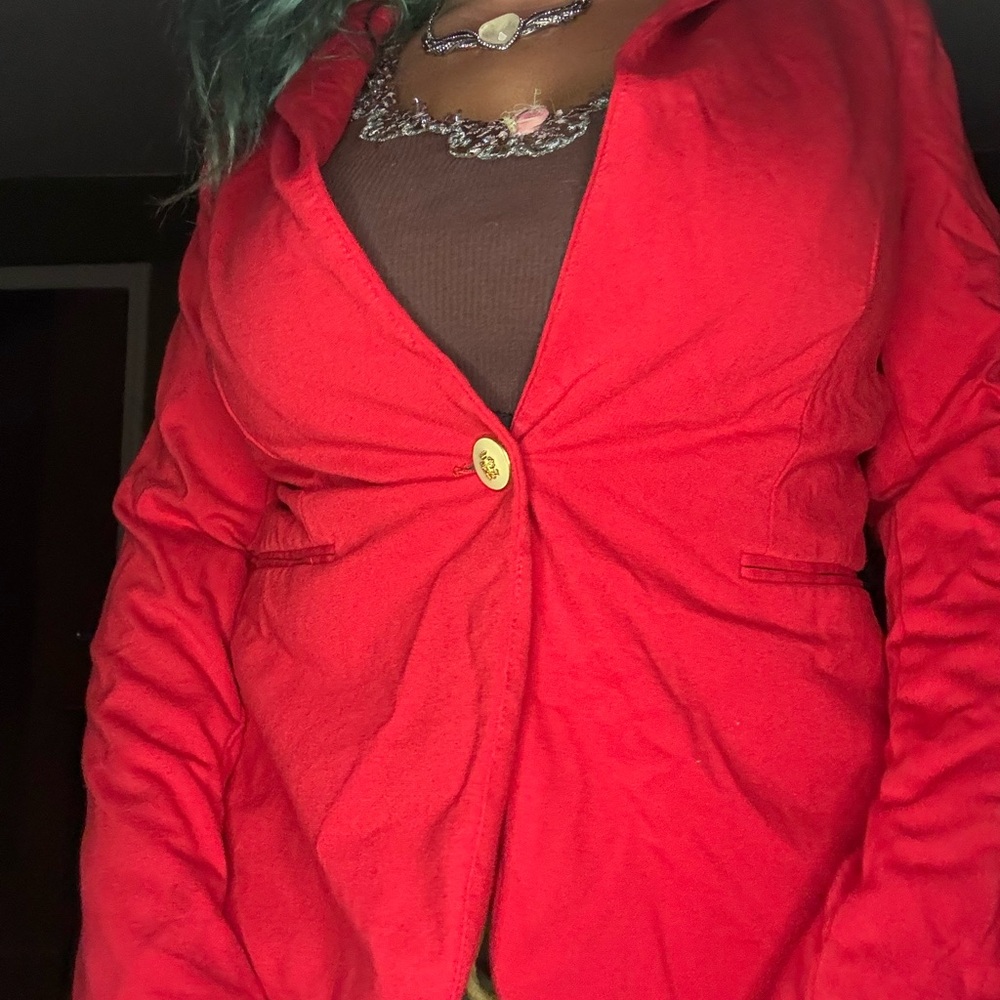 Red Women's Blazer